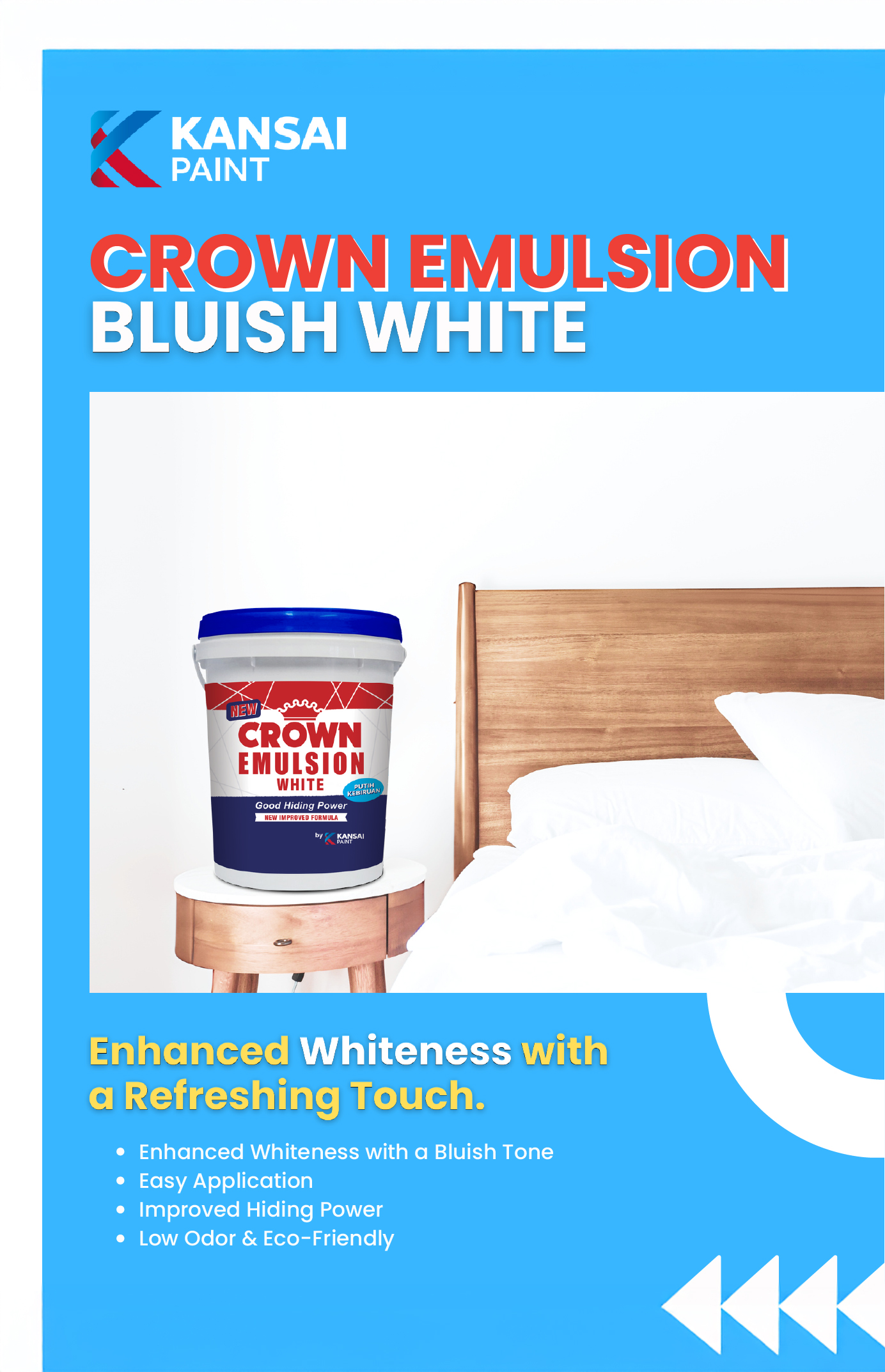 Crown Emulsion Bluish White